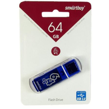 Flash USB 3.0 - 64Gb Smart Buy Glossy Blue