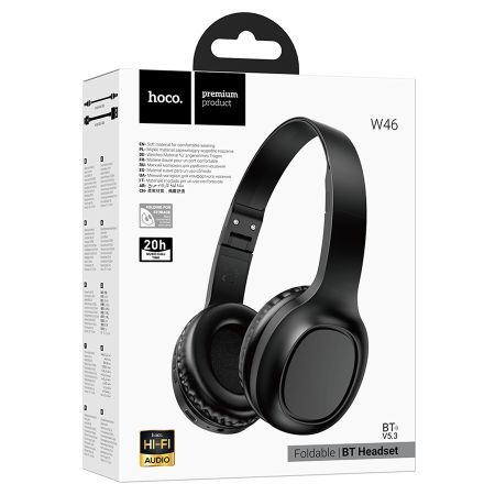 Беспроводные наушники Bluetooth HOCO W46 Charm Black
