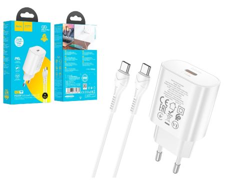 СЗУ Type-c 25W HOCO N22 White