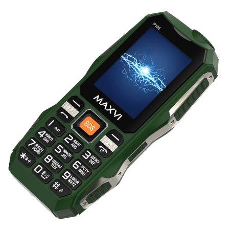 Телефон Maxvi P100 Green
