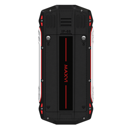 Мобильный телефон MAXVI R3, 2.8”, IP68,1800 mAh, Powerbank, Красный