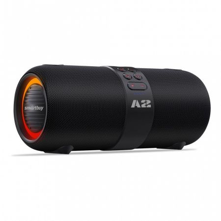 Портативная акустика Smartbuy A2, 2.0, 28Вт, Bluetooth, MP3, FM-радио, черная