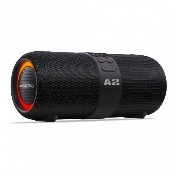 Портативная акустика Smartbuy A2, 2.0, 28Вт, Bluetooth, MP3, FM-радио, черная