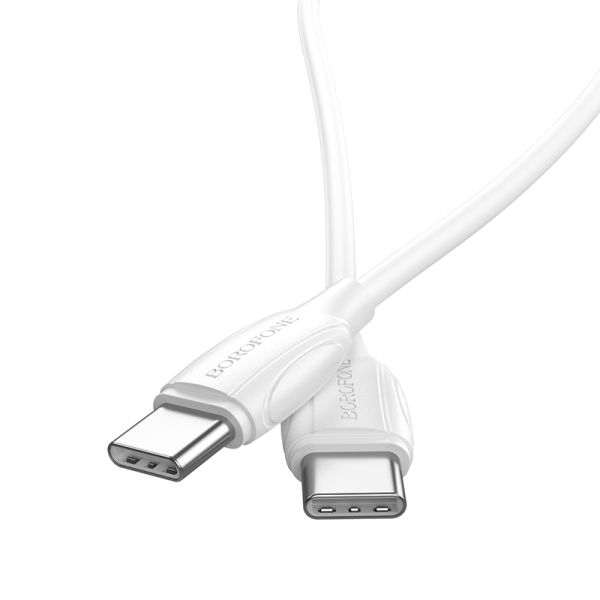 Кабель Type-C - Type-C 3.0A Borofone BX19 Double-speed 60W charging 1m White