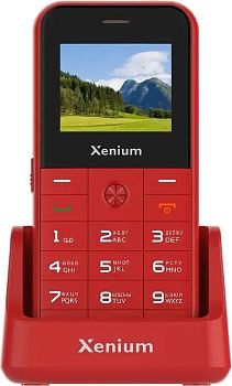 Мобильный телефон Philips Xenium X718, Дисплей 2.31", 1000 мAч Red