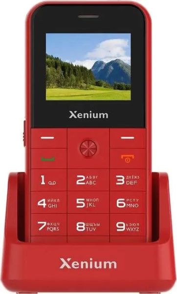 Мобильный телефон Philips Xenium X718, Дисплей 2.31", 1000 мAч Red