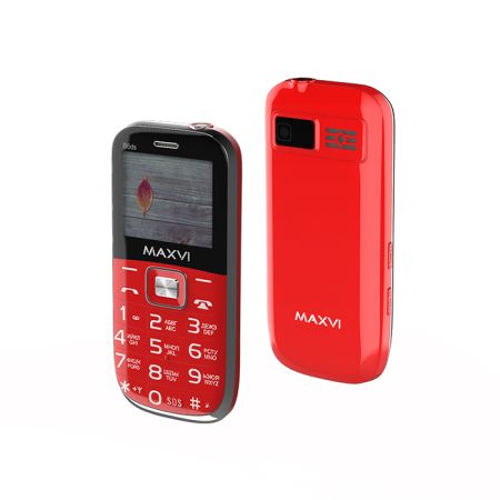 Телефон Maxvi B6ds Red