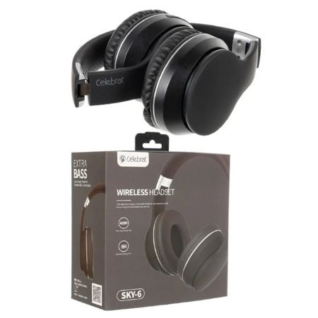 Наушники Celebrat SKY-6 Black