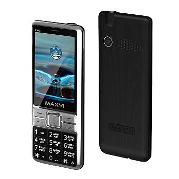 Мобильный телефон MAXVI X900i, 2.8”, 2 sim-карты, 1800 mAh Черный