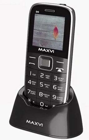 Телефон Maxvi B6 Black
