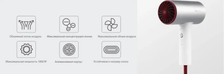 Фен Xiaomi Soocas H5 Silver 