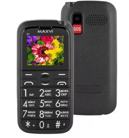 Телефон Maxvi B7 Black