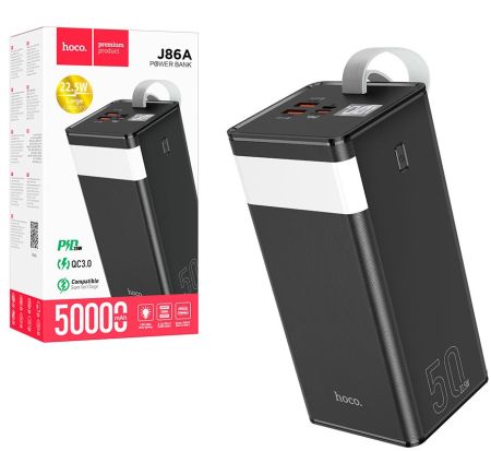 Внешний аккумулятор 50 000мАч Hoco J86A PowerMaster Black