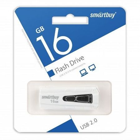 Flash USB 3.1 - 16Gb SmartBuy Clue White