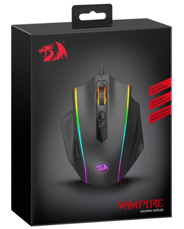 Мышь проводная Reddragon Vampire RGB Black
