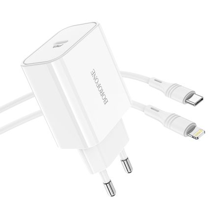 СЗУ Lightning 2,1A, 20W Borofone BA57A  White