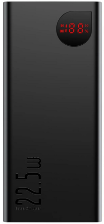 Внешний аккумулятор 10 000мАч Baseus Adaman Metal Quick Charge PW 22.5W Black