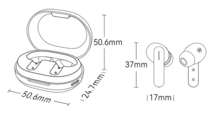 Наушники Bluetooth Haylou GT7 White 
