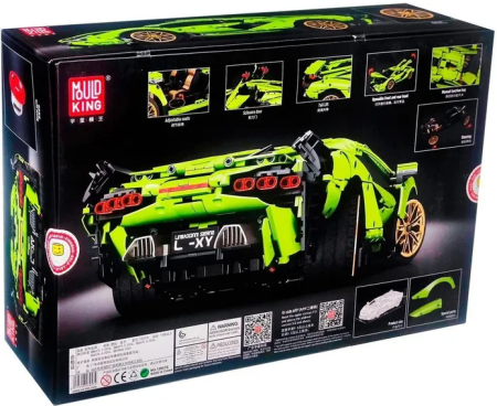 Конструктор Mould King Ламборджини Сиан FKP 37 S с ДУ, 3868 деталей (13057S+D)