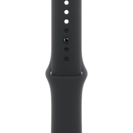 Смарт-часы Apple Watch Series 11, 42 мм, корпус цвета «чёрный глянец», спортивный ремешок чёрного цвета 