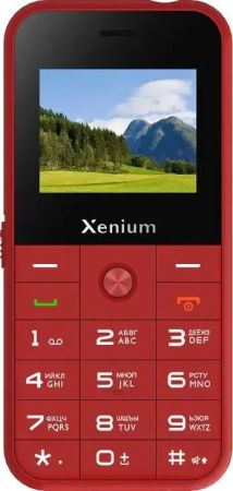 Мобильный телефон Philips Xenium X718, Дисплей 2.31", 1000 мAч Red