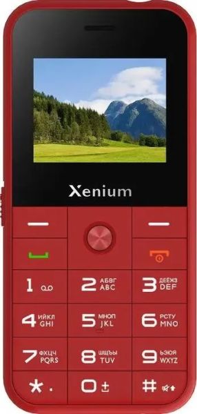 Мобильный телефон Philips Xenium X718, Дисплей 2.31", 1000 мAч Red