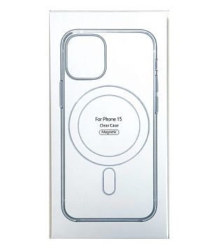Накладка IPhone 15 прозрачная Magsafe
