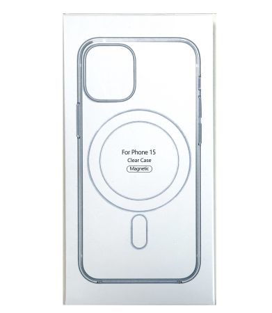 Накладка IPhone 15 прозрачная Magsafe