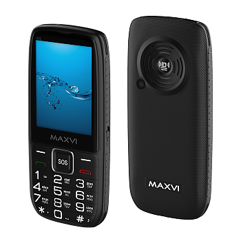Мобильный телефон MAXVI B32, 3.2”,2 sim-карты, 2000 mAh Black