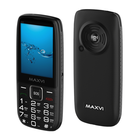 Мобильный телефон MAXVI B32, 3.2”,2 sim-карты, 2000 mAh Black