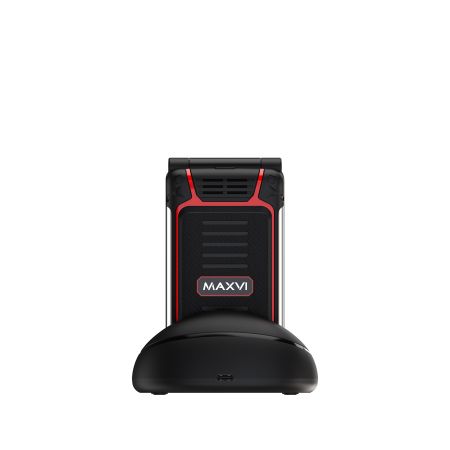 Мобильный телефон MAXVI E10ds, 2.8” + 1.77”, 2000 mAh Красный+Док-станция