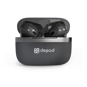 Беспроводные наушники Depod PEAK TWS-004 Bluetooth c шумоподавлением для iPhone и Android Black