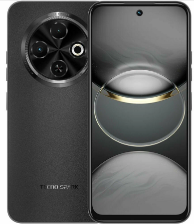 Смартфон Tecno Spark 30c, 4/128Гб, Dual nano SIM, Orbit Black