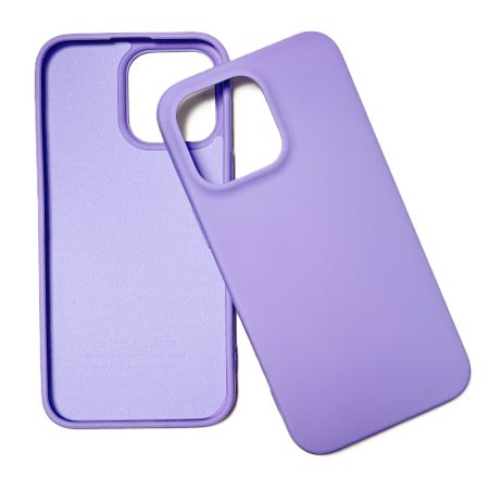 Накладка IPhone 15 pro max лаванда с микрофиброй 