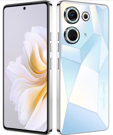 Смартфон Tecno Camon 20, 8/256Гб Glacier Glow