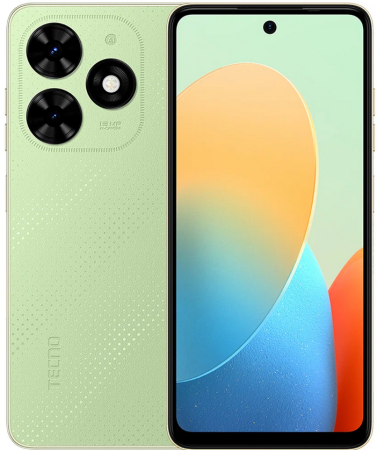 Смартфон TECNO Spark Go, 4/128 Гб, RU, Dual nano SIM, зеленый