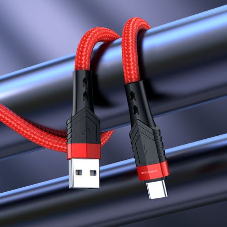 Кабель Type-C - Type-C 60W 3.0A  Borofone BU35 1m Red