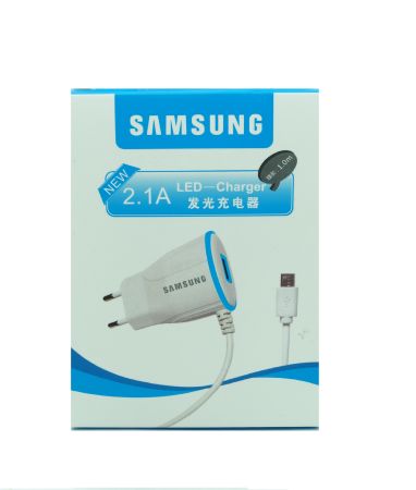 СЗУ micro для Samsung/Xiaomi 2.1A White