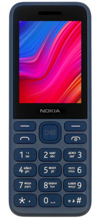 Мобильный телефон Nokia 130 (2023) DS, 2 SIM, экран 2.4", 1450 мА*ч, Синий
