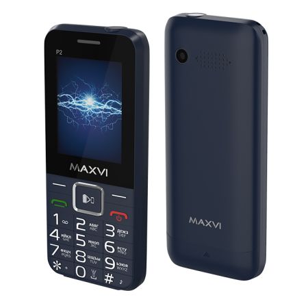 Телефон Maxvi P2 Blue