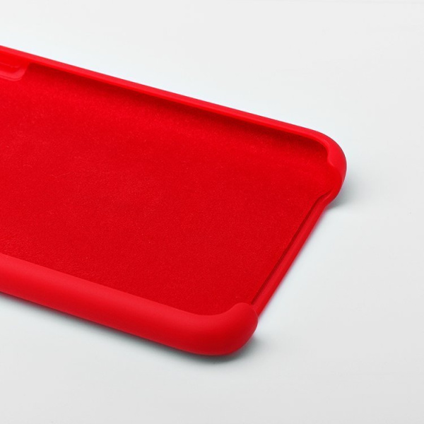 Накладка Xiaomi Redmi 9a красный с микрофиброй