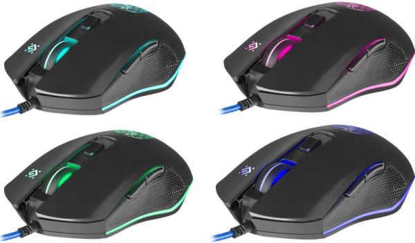 Мышь проводная DEFENDER Sleipnir GM-927 6 кнопок,12800dpi