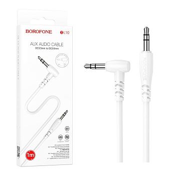 Кабель 3,5 Jack - 3,5 Jack Borofone BL10 White