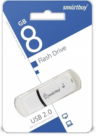  Flesh USB 2.0 - 8Gb SmartBuy Paean White