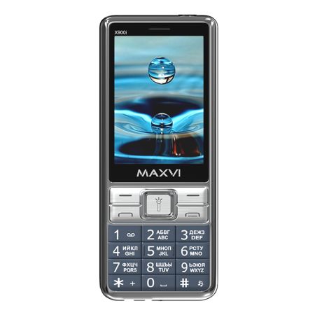 Мобильный телефон MAXVI X900i, 2.8”, 2 sim-карты,  1800 mAh Marengo