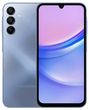 Смартфон Samsung SM-A155F Galaxy A15 8/256Гб, Dual nano SIM, голубой
