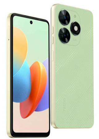 Смартфон TECNO Spark Go, 4/128 Гб, RU, Dual nano SIM, зеленый