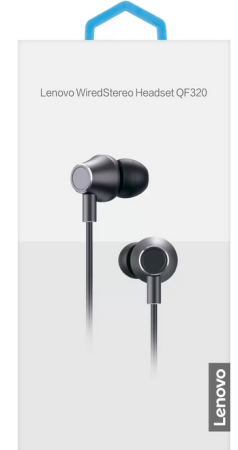 Наушники Lenovo QF320 Wired Stereo Headset черный