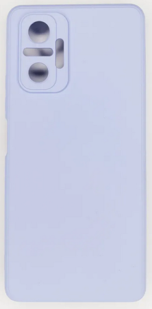 Накладка Xiaomi Redmi Note 10 pro лаванда Soft Touch с микрофиброй Nano