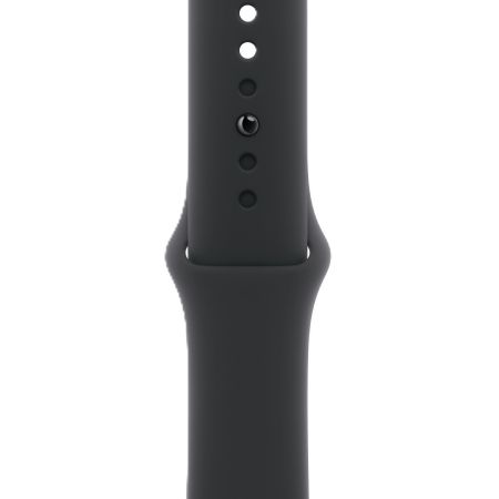 Смарт-часы Apple Watch Series 11, 42 мм, корпус цвета «космический серый», спортивный ремешок чёрного цвета 
